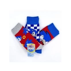 Bioworld Ensemble De 3 Paires De Bas 8/12 - Sonic The Hedgehog