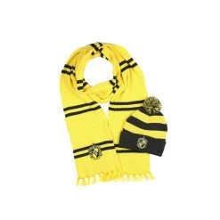 Bioworld Harry Potter - Ensemble Tuque Et Foulard - Hufflepuff