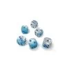 Chessex Brique De 12 D6 16mm Gemini Perlé Sarcelle-Blanc Avec Points Bleus -Jeux Périphériques Magasin chessex brique de 12 d6 16mm gemini perle sarcelle