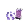 Chessex Ensemble De 7 Dés Polyédriques Borealis Luminary - Violet Avec Chiffres Blancs 2 Chessex Ensemble De 7 Dés Polyédriques Borealis Luminary - Violet Avec Chiffres Blancs -Jeux Périphériques Magasin chessex ensemble de 7 des polyedriques borealis lu