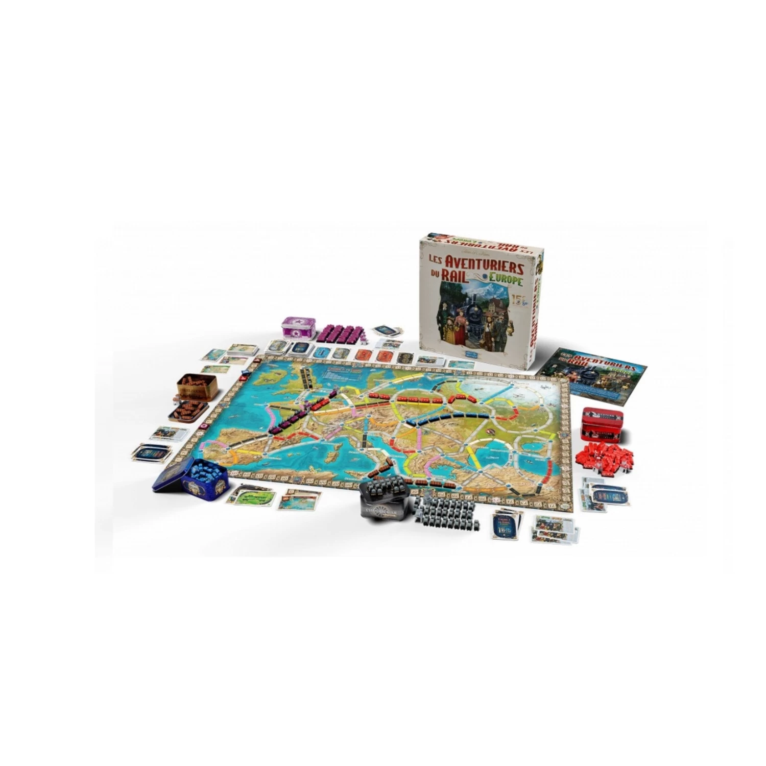 Days Of Wonder Les Aventuriers Du Rail - Europe- 15e Anniversaire 4 Days Of Wonder Les Aventuriers Du Rail - Europe- 15e Anniversaire – Image 2