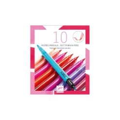 Djeco 10 Feutres Pinceaux - Sweet