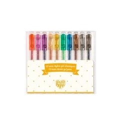 Djeco 10 Mini Stylos Gel Classique