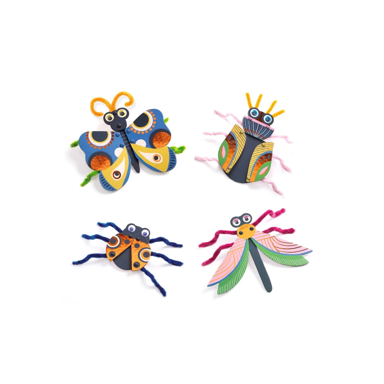 Djeco Enfilage - Bèbêtes En Fils Chenilles 4 Djeco Enfilage - Bèbêtes En Fils Chenilles – Image 2