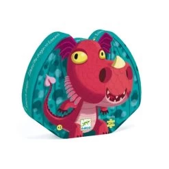 Djeco PZ24 - Puzzle Silhouette - Edmond Le Dragon