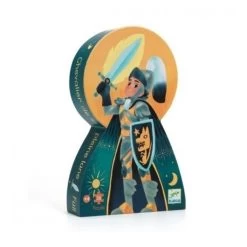 Djeco PZ36 - Puzzle Silhouette - Le Chevalier De La Pleine Lune