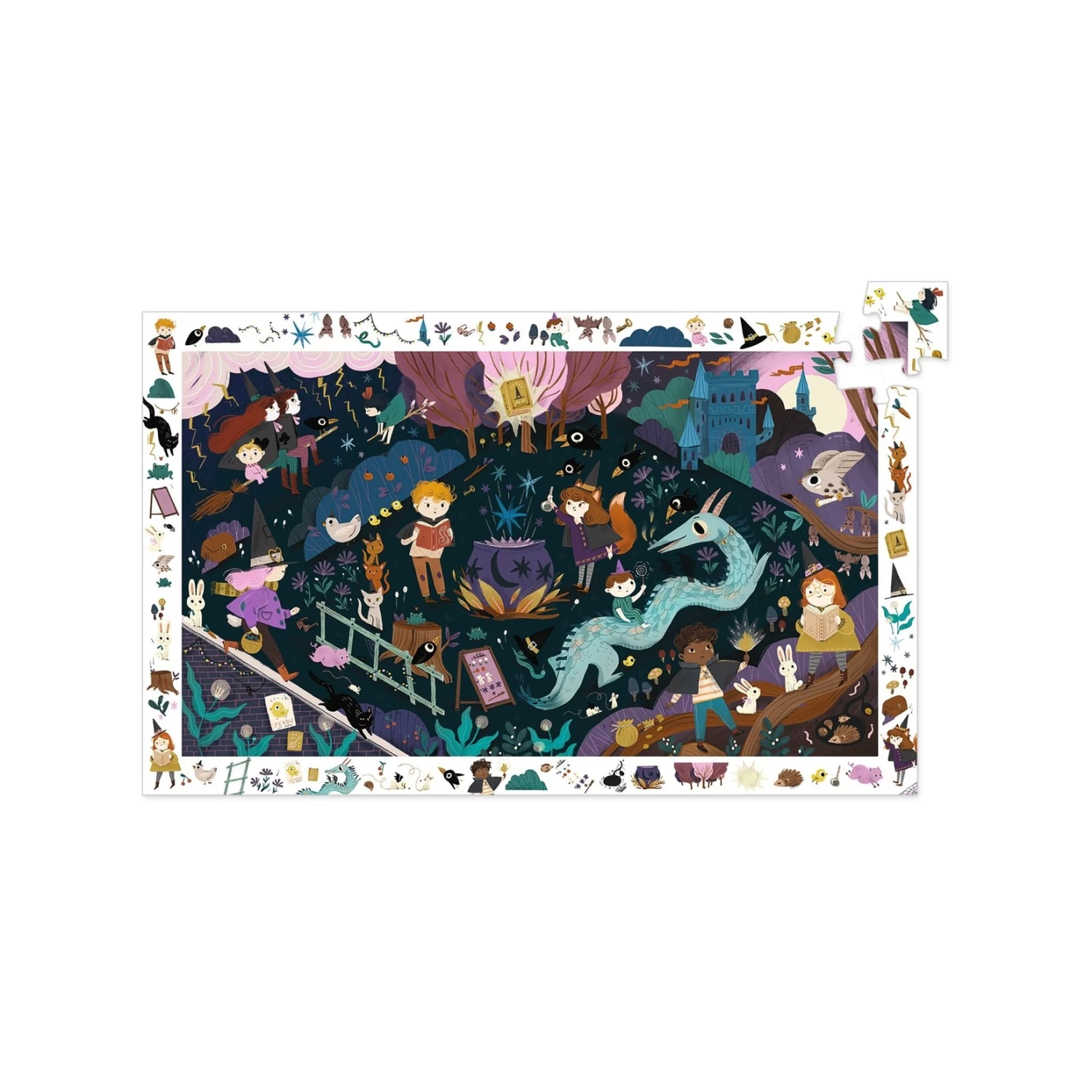 Djeco PZ54 - Puzzle Observation - Apprentis Sorciers 3 Djeco PZ54 - Puzzle Observation - Apprentis Sorciers