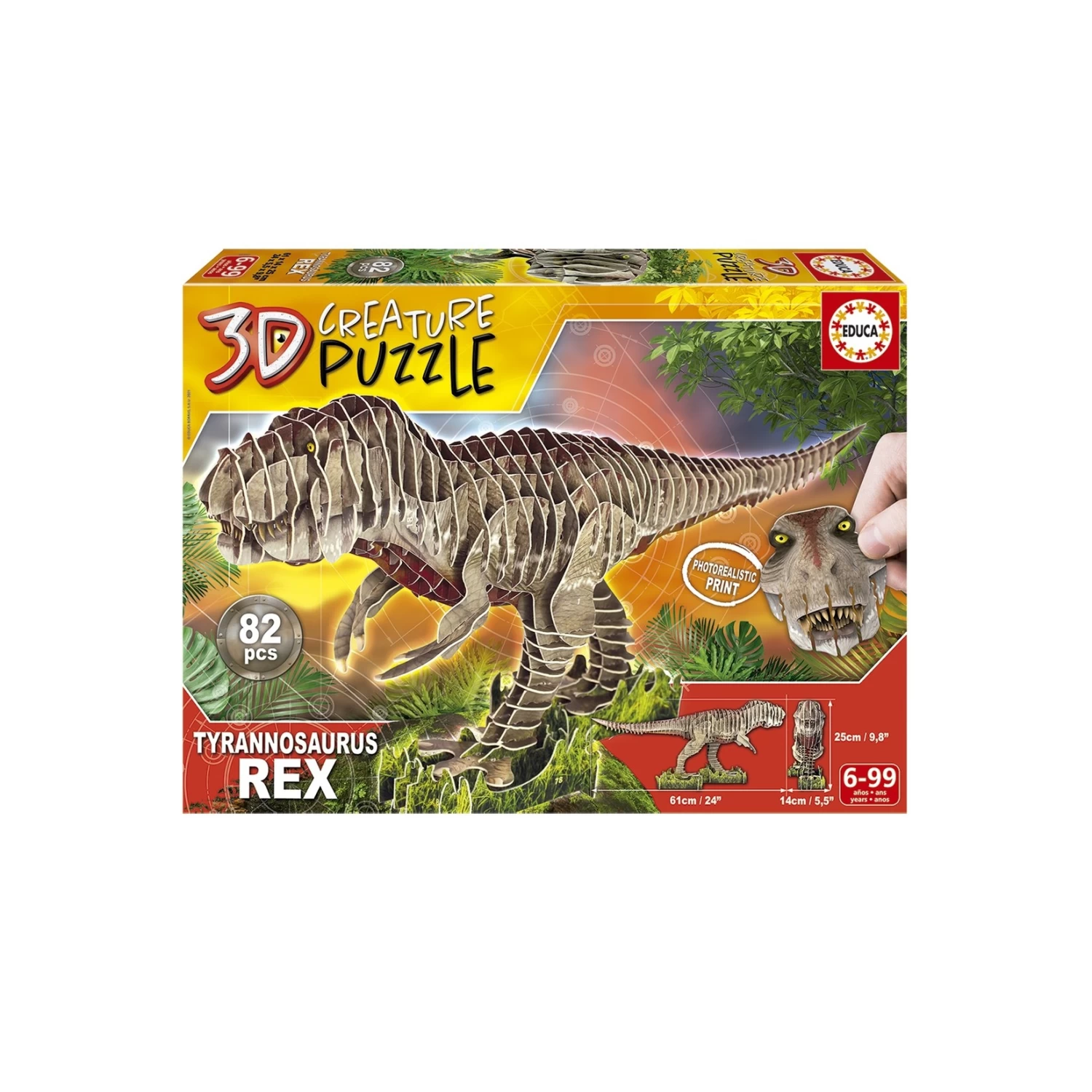 EDUCA PZ3D64 - Velociraptor 2 EDUCA PZ3D64 - Velociraptor