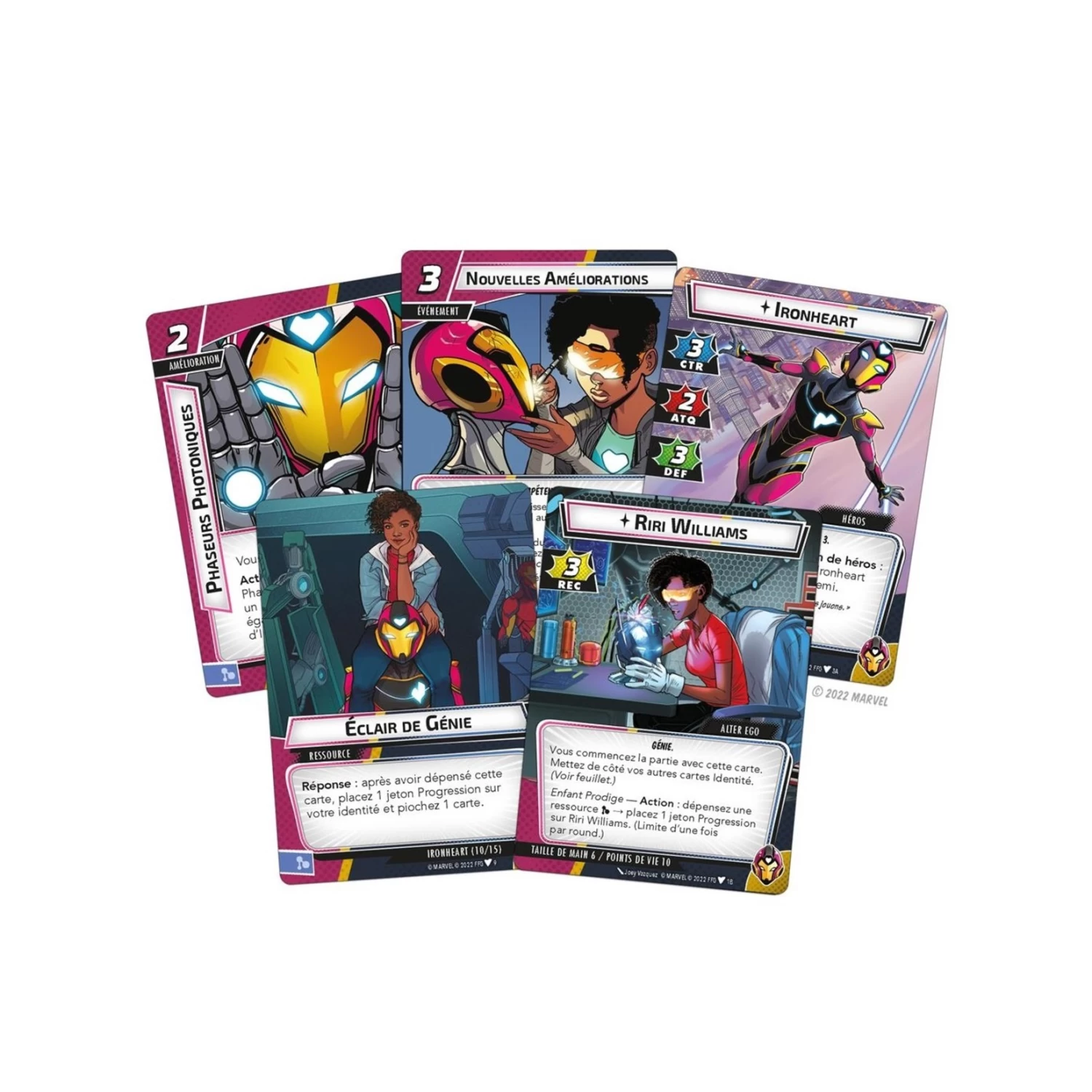 Fantasy Flight Games Marvel Champions Le Jeu De Cartes - Héros - Ironheart FR 4 Fantasy Flight Games Marvel Champions Le Jeu De Cartes - Héros - Ironheart FR – Image 2