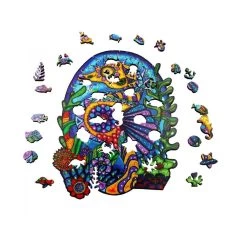 PZ150 - Bois - Hipppocampus -Jeux Périphériques Magasin jacarou pz150 bois hipppocampus 1