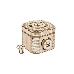 Boîte à Trésors Mécanique En Bois