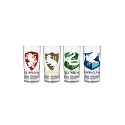 Harry Potter - Ensemble De 4 Verres 4 Familles 10 Oz
